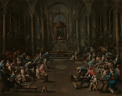 Synagogan, 172535. av Alessandro Magnasco