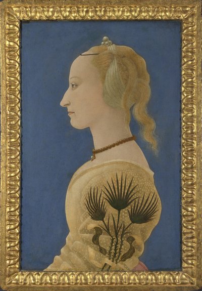 Porträtt av en dam, ca 1465 av Alesso Baldovinetti