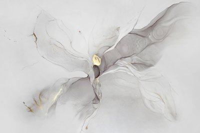 Fluid Gold – abstrakt av Alevtina Shelest