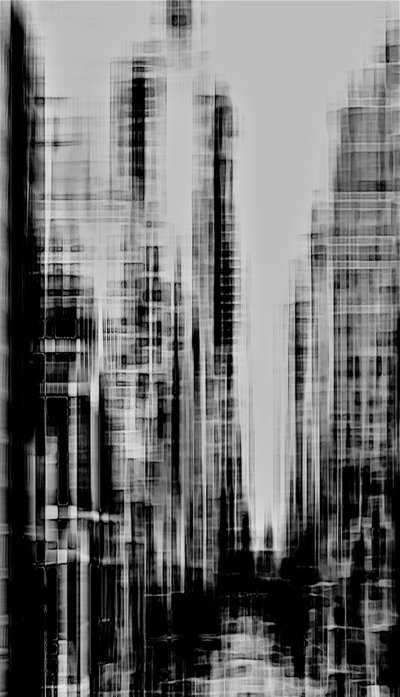 City, 2020 (blandade media) av Alex Caminker