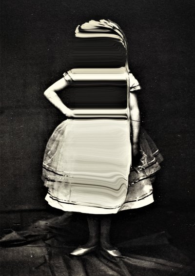 Girl, 2020 (blandade media) av Alex Caminker