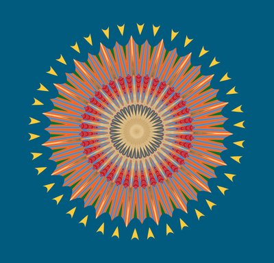 In och ut, 2019, (blandade media) av Alex Caminker