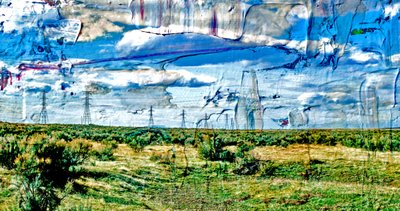 Ocean, 2019, (blandade media) av Alex Caminker