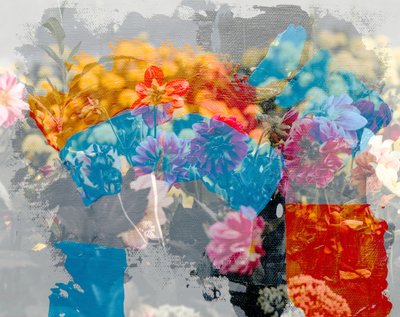 Rainbow, 2019, (blandade media) av Alex Caminker