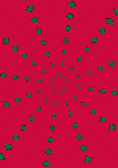 arabesque #16,2019,(blandade media) av Alex Caminker