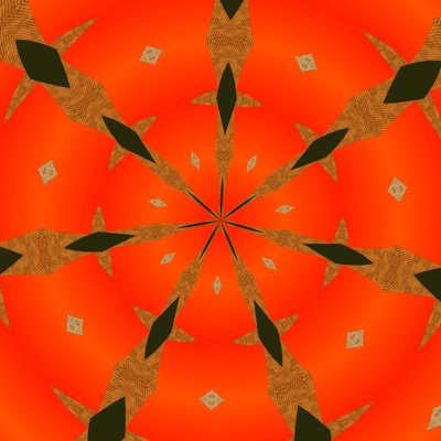 arabesque #53,2019,(blandade media) av Alex Caminker