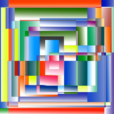 stadsbild, 2019, (gradient) av Alex Caminker