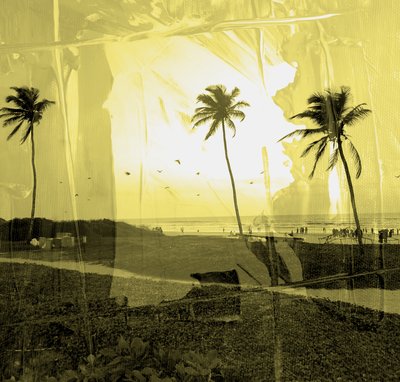 clarity fog, 2019, (blandade media) av Alex Caminker