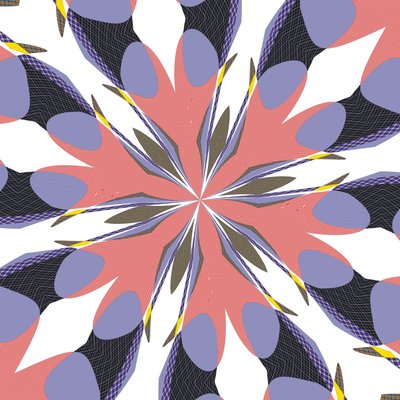 klöver (version), 2019, (blandade media) av Alex Caminker