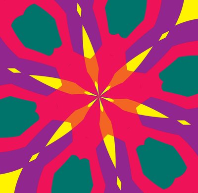 blommor #10,2019,(blandade media) av Alex Caminker