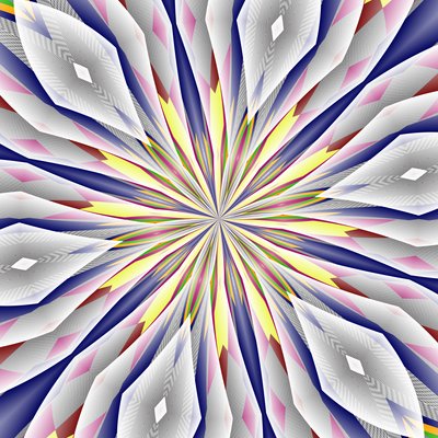 blommor #102,2019,(bland media) av Alex Caminker
