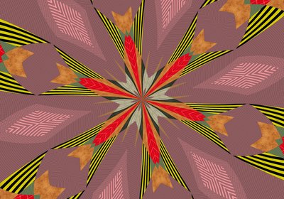 blommor #13,2019,(bland media) av Alex Caminker