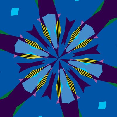 blommor #20,2019,(bland media) av Alex Caminker