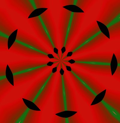 blommor #2,2019,(gradient) av Alex Caminker