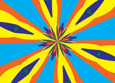 blommor #28,2019,(blandade media) av Alex Caminker