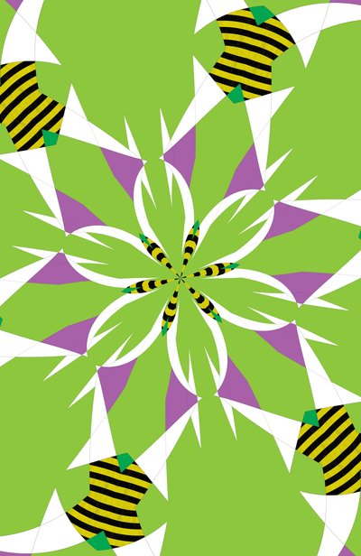 blommor #3,2019,(blandade media) av Alex Caminker