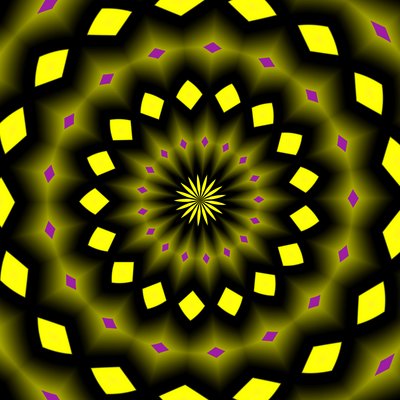 blommor #5,2019,(gradient) av Alex Caminker