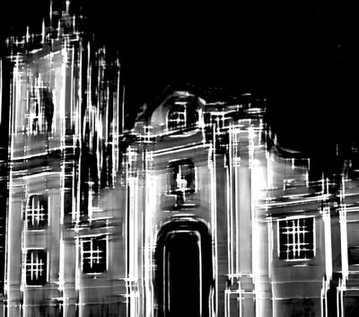 fragment of the City #1,2019,(blandade media) av Alex Caminker