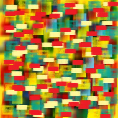 horisontell puantilism brun, 2019, (fotografi) av Alex Caminker