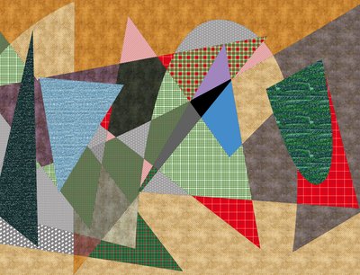 landskap #1,2019,(blandade media) av Alex Caminker
