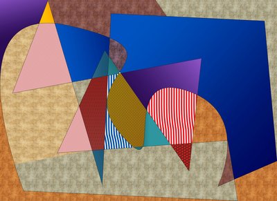 landskap #26,2019,(blandade media) av Alex Caminker