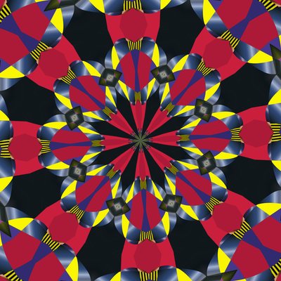 material symmetri, 2019, (blandade media) av Alex Caminker