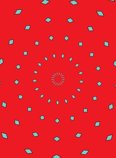 prydnad #1,2019,(tryck) av Alex Caminker