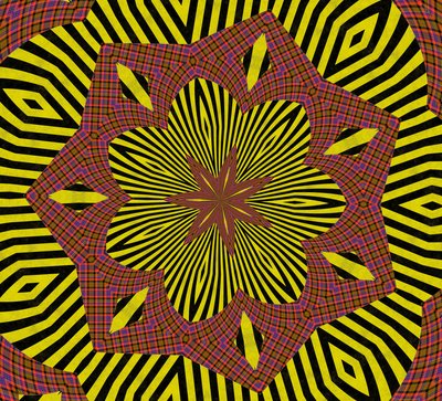 prydnad #31,2019,(blandade media) av Alex Caminker