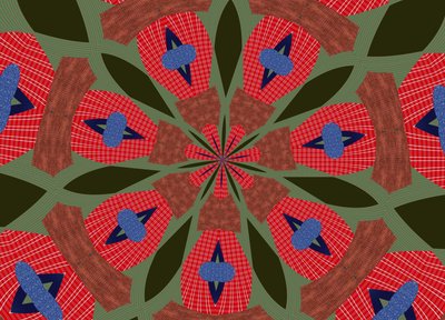 prydnad #41,2019,(blandade media) av Alex Caminker