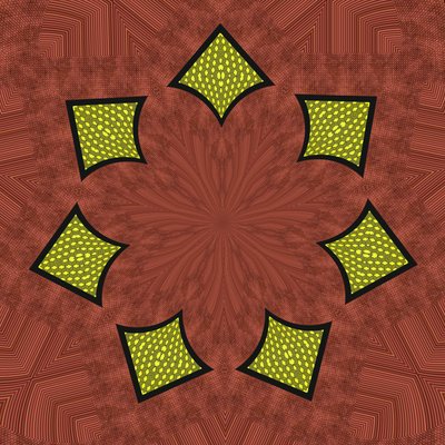 prydnad #8,2019,(blandade media) av Alex Caminker