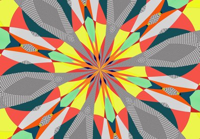 ornament #105,(bland media) av Alex Caminker