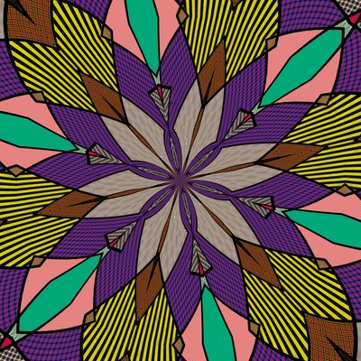 ornament #117,(blandade media) av Alex Caminker
