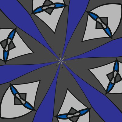 ornament #119,(blandade media) av Alex Caminker