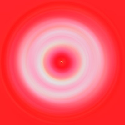 red dot, 2019, (blandade media) av Alex Caminker