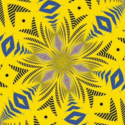 symmetri #10,2019,(blandade media) av Alex Caminker