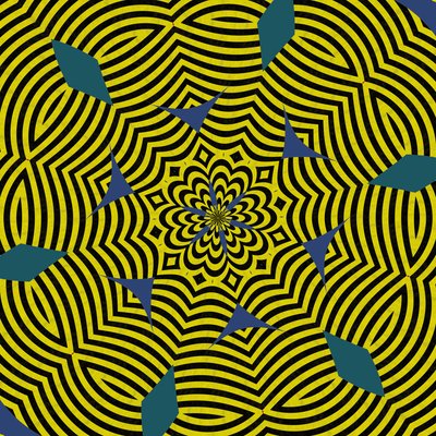 symmetri #13,2019,(blandade media) av Alex Caminker