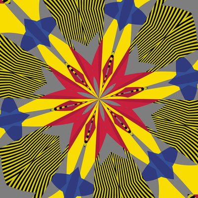 symmetri #30,2019,(blandade media) av Alex Caminker