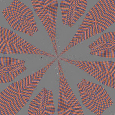 symmetri #37,2019,(blandade media) av Alex Caminker