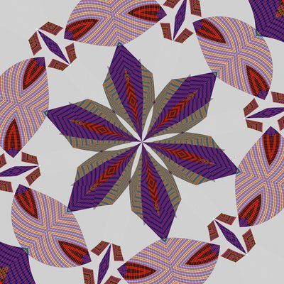 symmetri #41,2019,(blandade media) av Alex Caminker