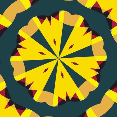 symmetri #53,2019,(blandade media) av Alex Caminker