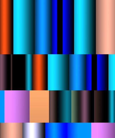 rörformad mekanism, 2017, (gradient) av Alex Caminker