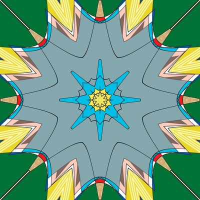 untitled,2019,(blandade media) av Alex Caminker