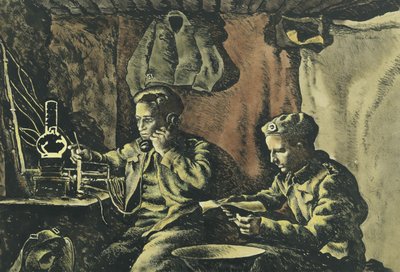 Dugout nära Nijmegen av Alex Colville