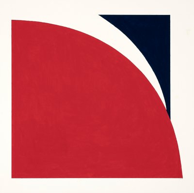 Cut Right, 2023 (emalj på kort) av Alex Dunn
