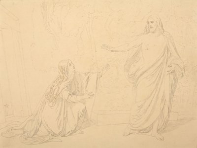Noli me tangere, 1835 av Alexander Andreyevich Ivanov