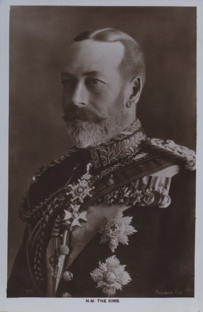 HM The King (s/v foto) av Alexander Bassano