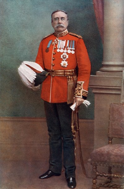 Sir William Lockhart, överbefälhavare i Indien, c1900 1902 av Alexander Bassano