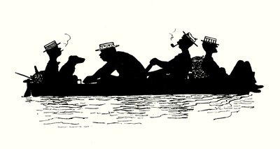 Illustration för We Three and Troddles (litografi) av Alexander Carruthers Gould