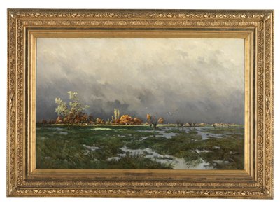 Solsken efter stormen (olja på duk) av Alexander Coosemans