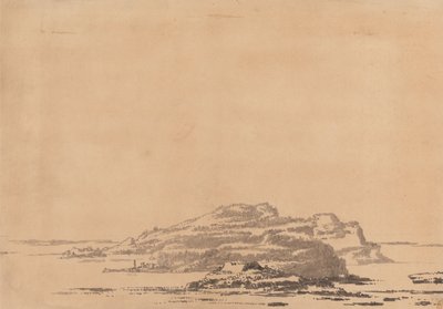 Fantastiskt landskap av Alexander Cozens